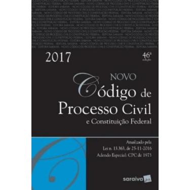 Imagem de Novo Código De Processo Civil E Constituição Federal - 2017