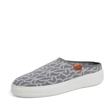 Imagem de Dearfoams Women's Original Comfort Annie Clog Sneaker, Grey Knit, 7