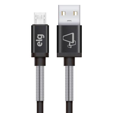 Imagem de Cabo de Recarga e Sincronização Micro Usb com Mola Inox de P