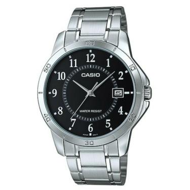 Imagem de Relógio Masculino Casio Mtp-V004D 1Bu Aço Prata Analógico