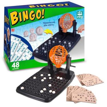 Imagem de Jogo Bingo 48 Cartelas - Nig Brinquedos