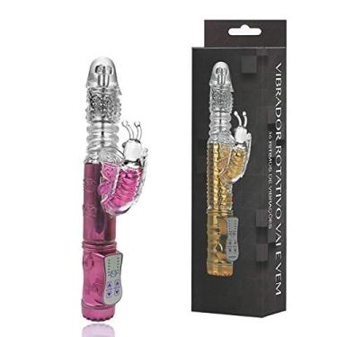 Imagem de Vibrador Rotativo Vai e Vem Estimulador Clitoriano Borboleta RECARREGÁVEL 36 Vib ROXO ou DOURADO. - VIPMIX - RT020/5279