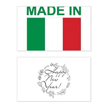 Imagem de Cartão de felicitações feito na Itália Country Love New Year Festival Bless Message Present