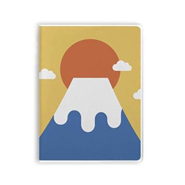 Imagem de Diário de capa macia para caderno, presente Art Deco, da Local, japonês, Sun Rise