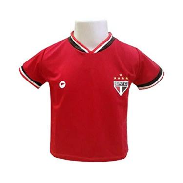 Imagem de Camiseta Bebê São Paulo Vermelha - Torcida Baby