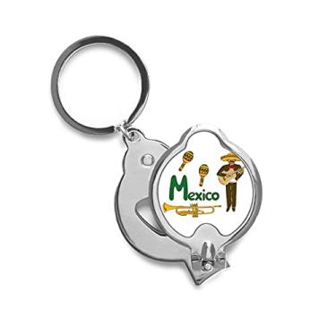 Imagem de Cortador de unhas mexicano de instrumentos musicais do México Cortador de unhas de dedo em aço inoxidável