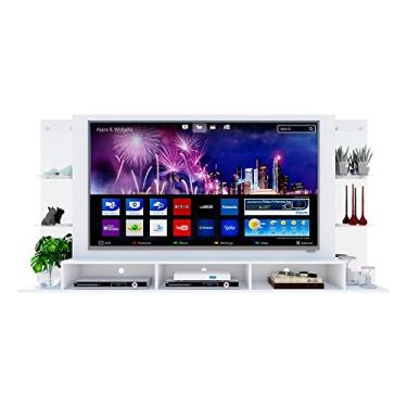 Imagem de Painel Tv 65" com Espelho Nairóbi Plus Multimóveis V3149 Branco