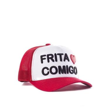 Imagem de Boné #Itals Frita Comigo - Vermelho - Único-Unissex
