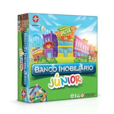 Imagem de Brinquedo Jogo De Tabuleiro Banco Imobiliario Junior Estrela