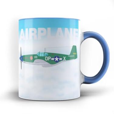 Imagem de Caneca Aviação Avião de caça Militar 24 (Branco)