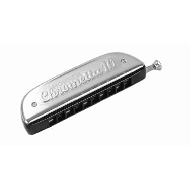 Imagem de HOHNER Gaita 253-C Chrometta 10, cromática, chave C