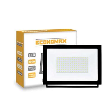 Imagem de Refletor Led 100W Kian Bivolt Branco Frio Ip65 Prova D´Agua