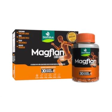 Imagem de Biofhitus, Magflan Curcumina Colageno tipo II não Desnaturado Auxilia na Manutenção da Função Articular 30 Caps