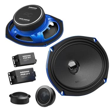 Imagem de AudioControl Alto-falantes automotivos da série PNW, componente premium de alta fidelidade 6 x 9, 100 Watt RMS/125 Watt Max, 3 Ohm, tweeters de 1 polegada, crossovers HPF/LPF (par)