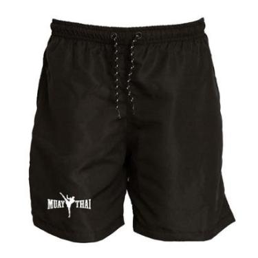 Imagem de Short Masculino Tactel Muay Thai Conforto Academia Treino-Masculino