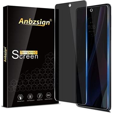 Imagem de Anbzsign [Pacote com 2 protetores de tela para Motorola Moto G Power 5G (2023), vidro temperado de dureza 9H antiespião.