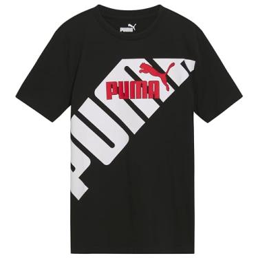 Imagem de PUMA Camiseta para meninos, Preto, GG