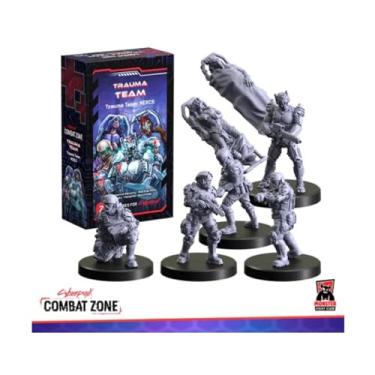 Imagem de Monster Fight Club Cyberpunk Red Combat Zone Miniatures: Trauma Team Starter Gang