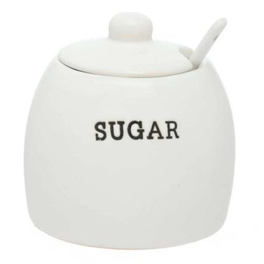Imagem de Açucareiro de Cerâmica com Colher Cremona 380ml Hauskraft