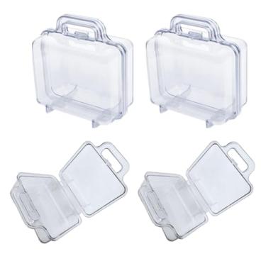 Imagem de 10 Maleta Acrilica Brinquedo Infantil Kit Maletinha de Cristal Lembrancinha Festa de Aniversário Prenda