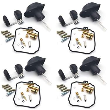 Imagem de LJSPTU Kit de reparo de carburador de motocicleta com diafragma de êmbolo peças de reconstrução para Yamaha Virago XV250 XVS650 V-Star650 XV 250 650 (Cor: 4 conjunto)