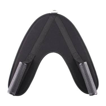 Imagem de Fancyes Arnês de aperto abdominal ab cinta de treinamento acessórios esportivos eva treinamento puxando arnês cinto de aperto para treino em casa feminino, Alça de borracha