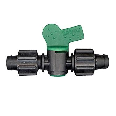 Imagem de Feito nos EUA – Pacote com 5 Válvula de Desligamento de Tubos de Irrigação de Fita Gotejamento Premium (1,5 cm - 1,2 cm ou 0,625 cm - 1,64 cm) Conector Universal Perma-Loc Encaixe de Bloqueio Farpado - Serve para todas as marcas Fita Coletora de Tubo AG de 16 mm