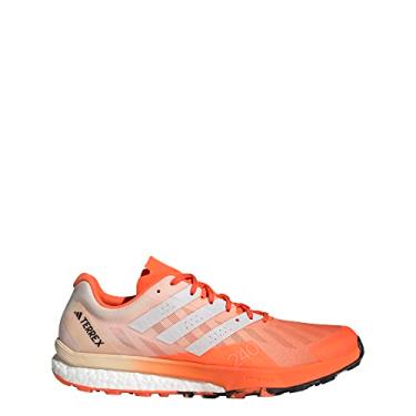 Imagem de adidas Tênis masculino Terrex Speed Ultra Trail, Laranja Impacto/Branco Cristal/Core Bla, 45