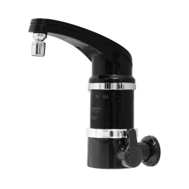 Imagem de TORNEIRA ELETRICA ELEGANCE 4T DE PAREDE - 220V 5.400W PRETA - FAME