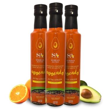 Imagem de Azeite De Abacate com Laranja Irarema Extra Virgem 100% Avocado Serras Altas 250ml - 3Un.