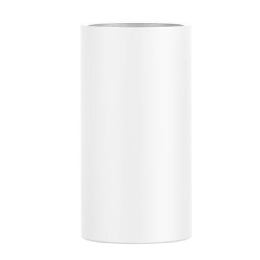 Imagem de Vaso Fibra De Vidro Vietnamita Vitrificado Cilindro Decorativo 70x36cm (Branco Fosco)