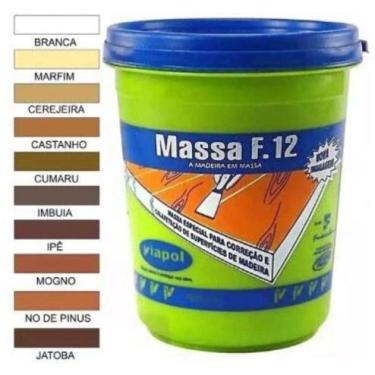 Imagem de F12 Massa P/ Madeira Cor A Escolher 6,5Kg Viapol,  Castanho