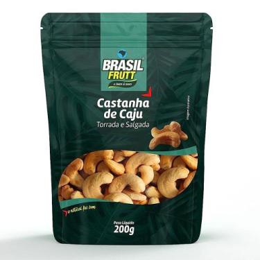 Imagem de Castanha de Caju Torrada e Salgada Brasil Frutt - 200g