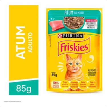 Imagem de Ração Nestlé Purina Friskies Sachê Atum ao Molho