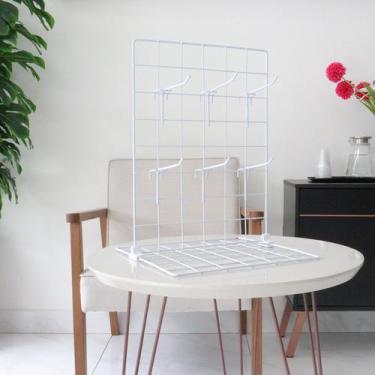 Imagem de Expositor para Chaveiro e Bijuteria 0,30 x 0,40m com 8 Ganchos - LM Ba