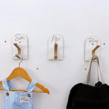 Imagem de 15 Ganchos infantil Provador de loja roupas boho capela arco - Souveni