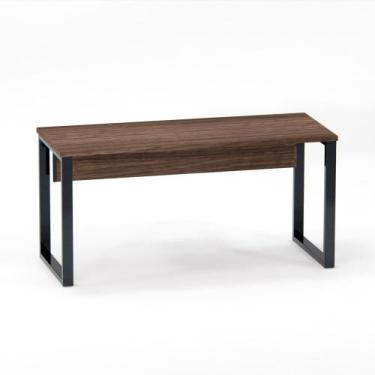 Imagem de Mesa Diretora Tubular P25 Pandin 1,5x0,6 M Walnut e Grafito