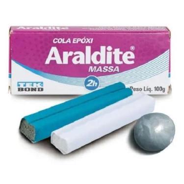 Imagem de Adesivo Cola Epoxi Araldite Massa Tek Bond 100 Gr - 02 Horas