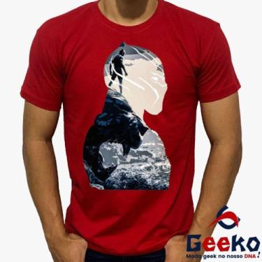 Imagem de Camiseta Pantera Negra 100% Algodão Wakanda Forever Black Panther Geek