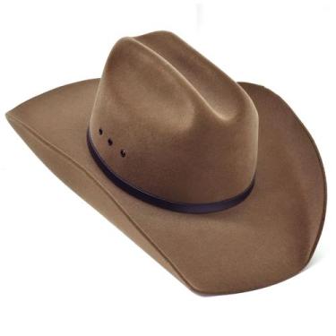Imagem de Chapéu Mundial Country Aveludado Americano Unisex, Castor, G(58-59)