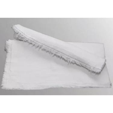 Imagem de Pano De Prato Branco Chão Alvejado Pé De Galinha 30 Unidades - Blue li