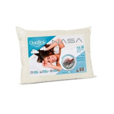 Imagem de Travesseiro Viscoelastico Nasa 50cm x 70m Creme Duoflex