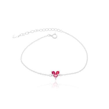 Imagem de Pulseira Minimalista Três pontos de Luz Prata 925 - Atraktiva Joias, V