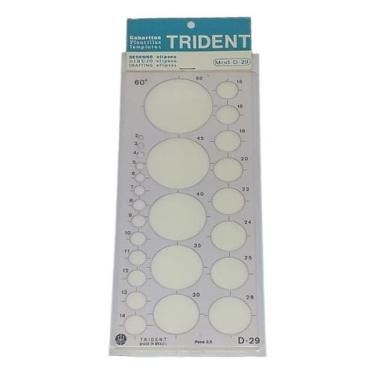 Imagem de Gabarito Desenho Elipses Trident D-29
