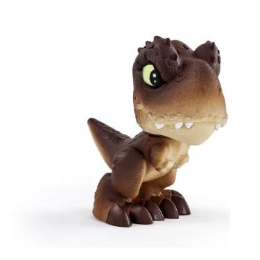 Imagem de Dinossauro Mini Baby Dino Bonecos Articulado Jurassic World Marrom Cód
