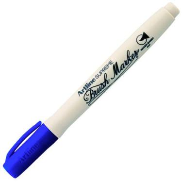 Imagem de Caneta Brush Artline Supreme Cores a Escolha Tilibra, Azul Escuro