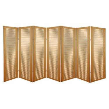Imagem de Biombo Ripado 7 Folhas sem Pezinhos - ComercialMasul
