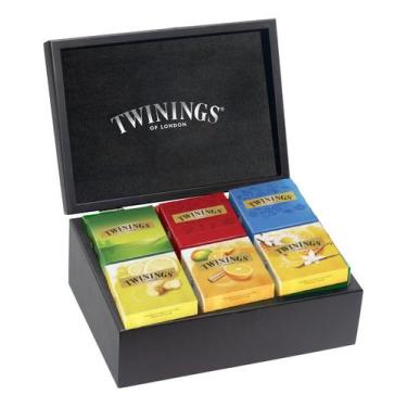 Imagem de Caixa de Madeira Chá Twinings 60 Sachês - Cor: Preto