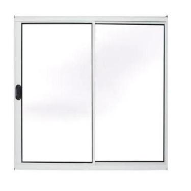 Imagem de Janela Para sala/Cozinha 2 Folhas 100x150 Branco Sem Grade - ALLO ESQU
