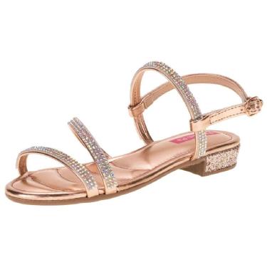 Imagem de Sandália Infantil Feminina Pé com Pé Cristal 21098